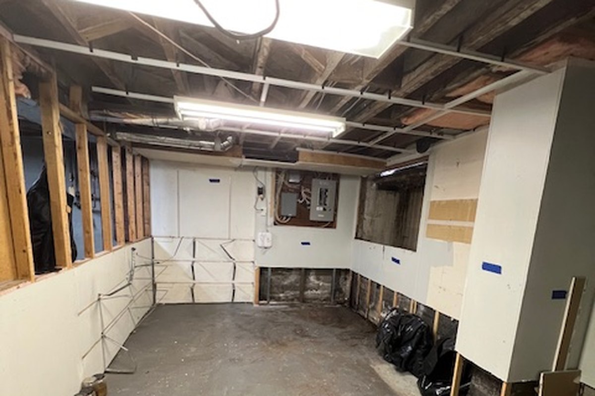 Basement water damage restoration in Vancouver