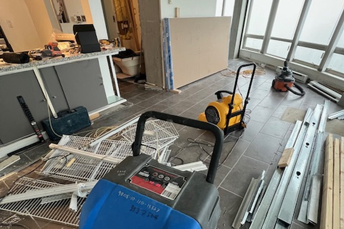 Professional flood cleanup equipment in Vancouver