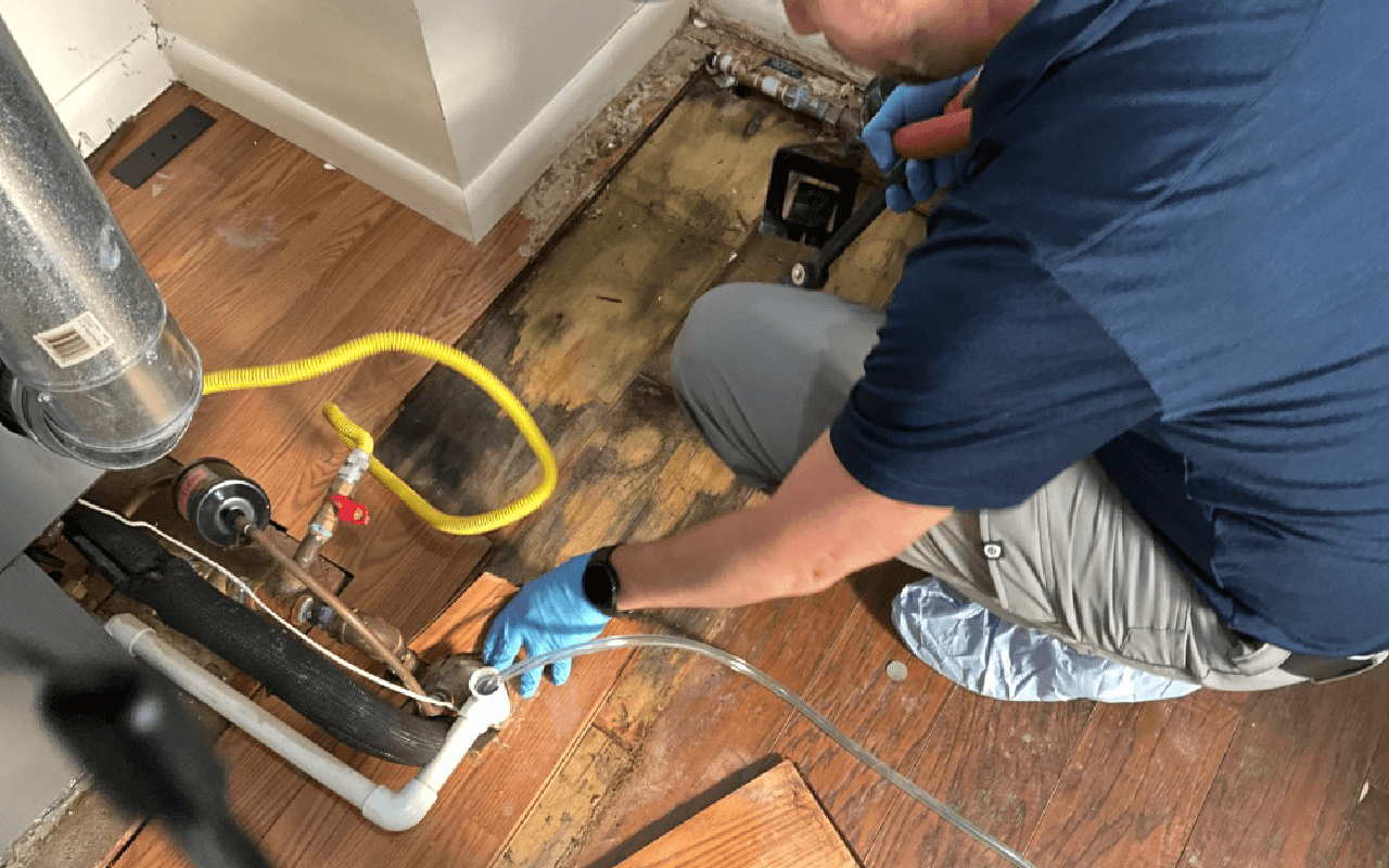 Structural drying and dehumidification after water damage